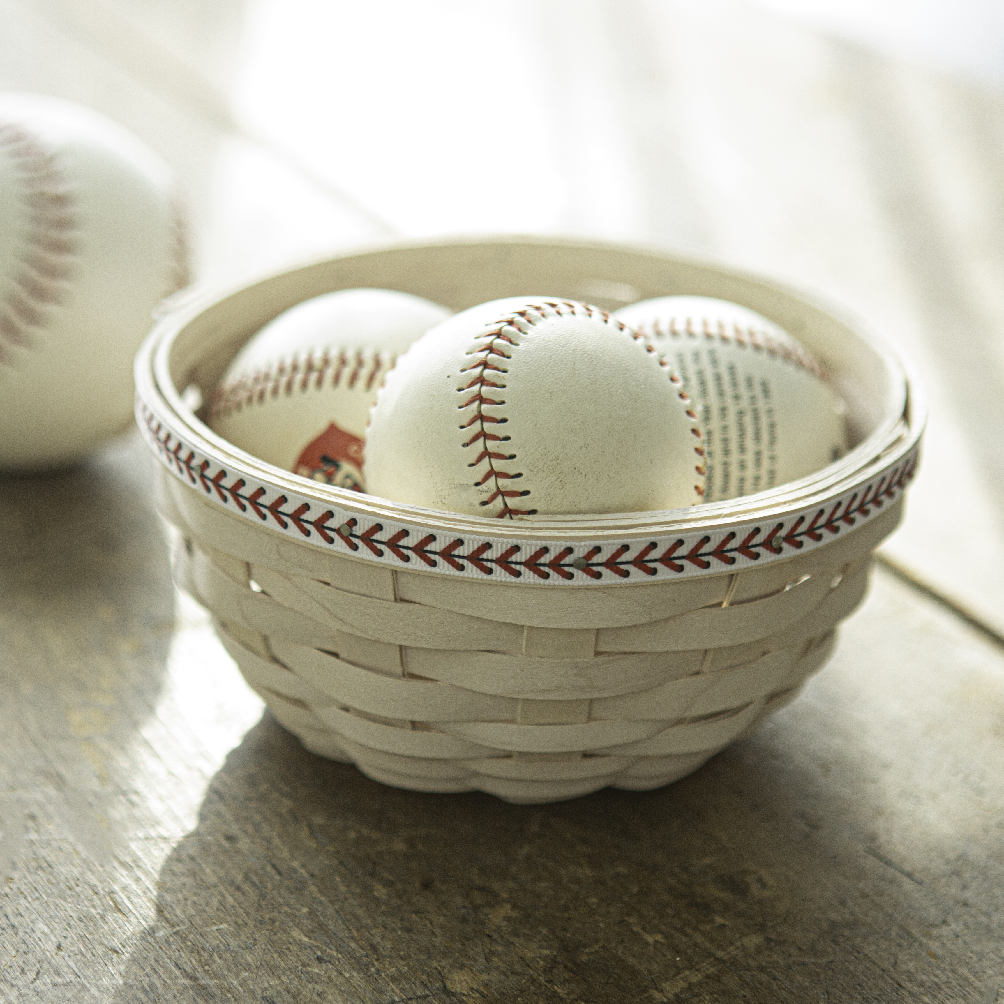 Woven Baseball Bowel/Basket