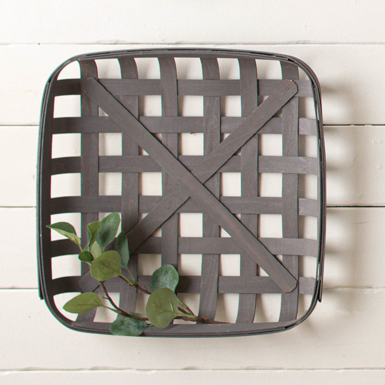 gray tobacco basket View All Products | American Farmhouse Decor | Dresden&Co